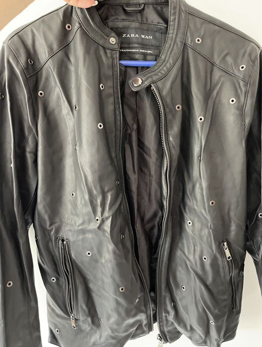 Geaca Zara Man  barbati model deosebit capse