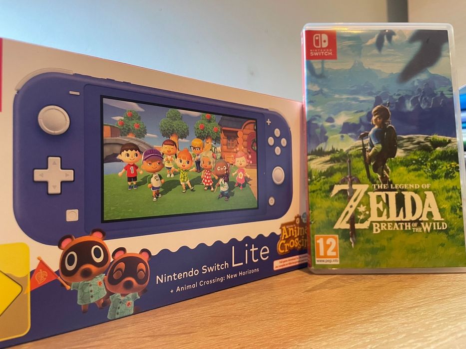 Nintendo Switch Lite + Zelda Breath of The Wild (BOTW)