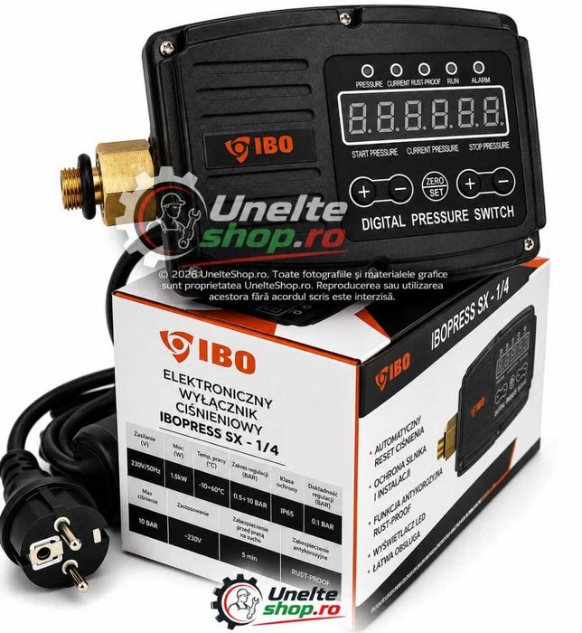 Controler IBOPRESS SX, 1/4", 1,5 kW, 230 V