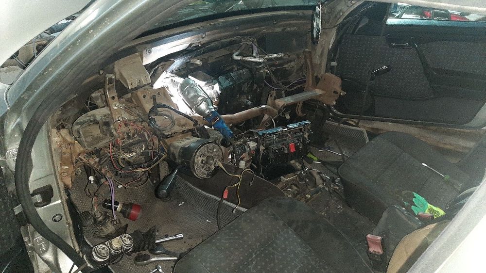 Замена радиатора печки