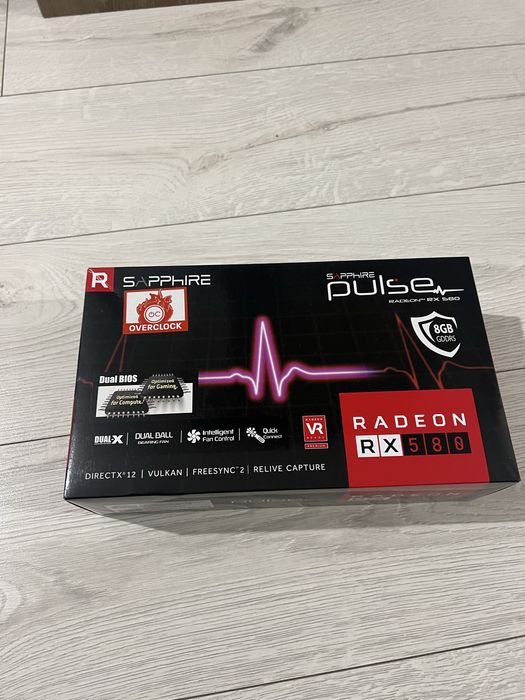 Видео карта sapphire pulse rx580 8 gb