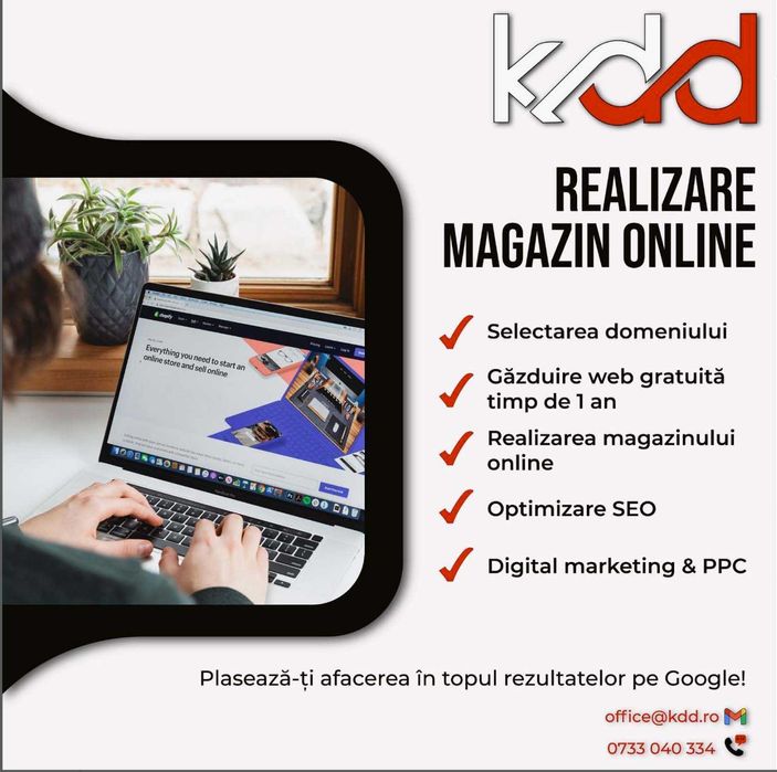 Realizare magazin online / realizare site de prezentare / promovare