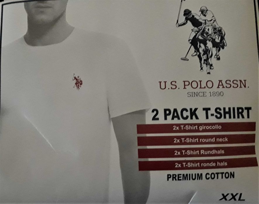 Тениска U.S. POLO ASSN-XXL,  комплект от 2 броя