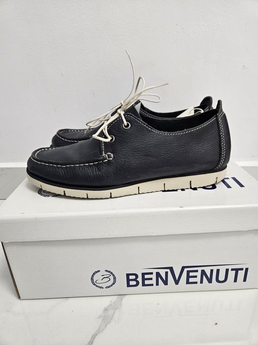 Pantofi casual vară piele naturală Bigotti mocasini