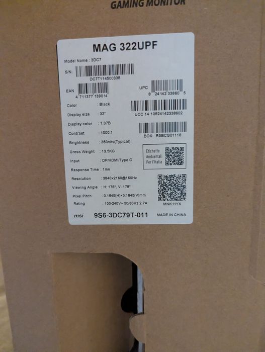 Monitor Gaming Mag-322upf