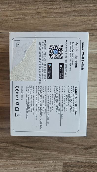 Нов Смарт Ключ за Лампа (Тъч) Wi-Fi, Управление с Телефон, Alexa & Google