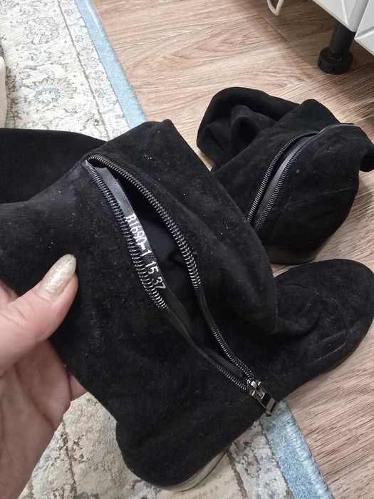 Сапоги замшевые 37 размера