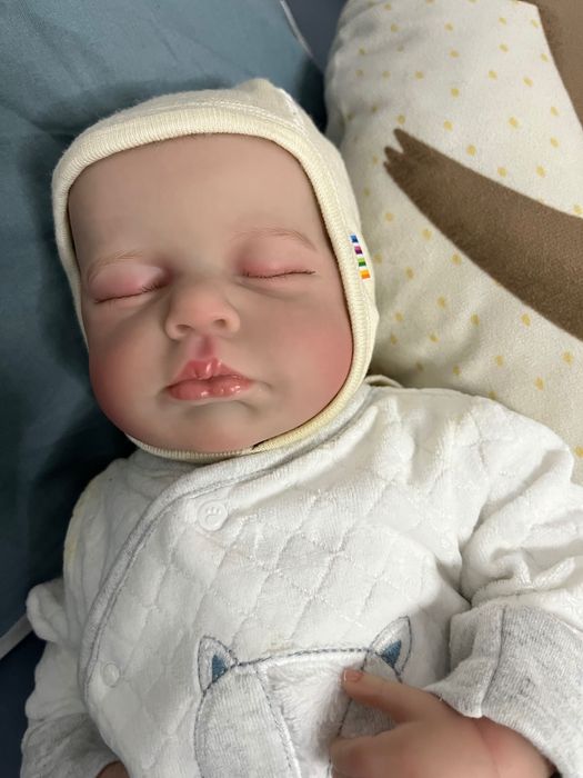 Papusa bebelus reborn nou nascut cadou iepuras