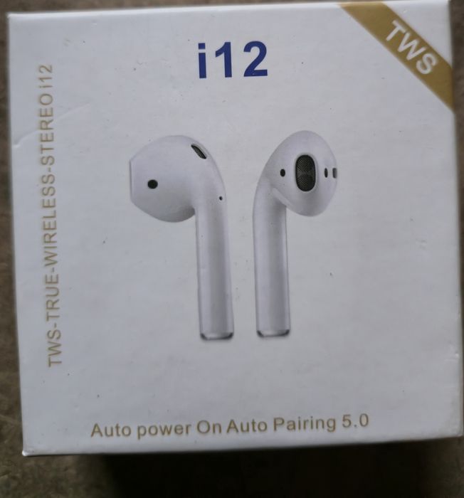 Căști bluetooth wireless i12 TWS