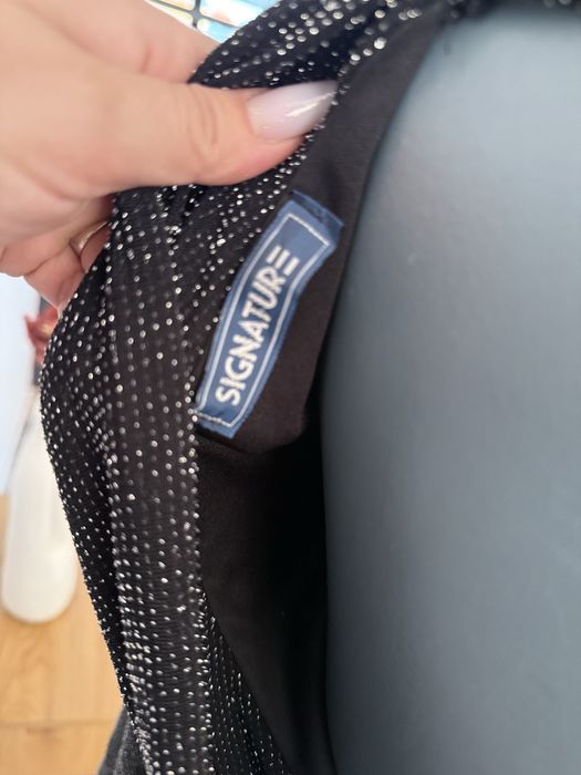 Rochie cu sclipici si spatele gol Signature