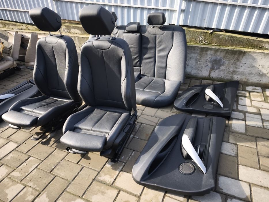Scaune interior recaro piele neagra încălzit BMW F30 M Sport