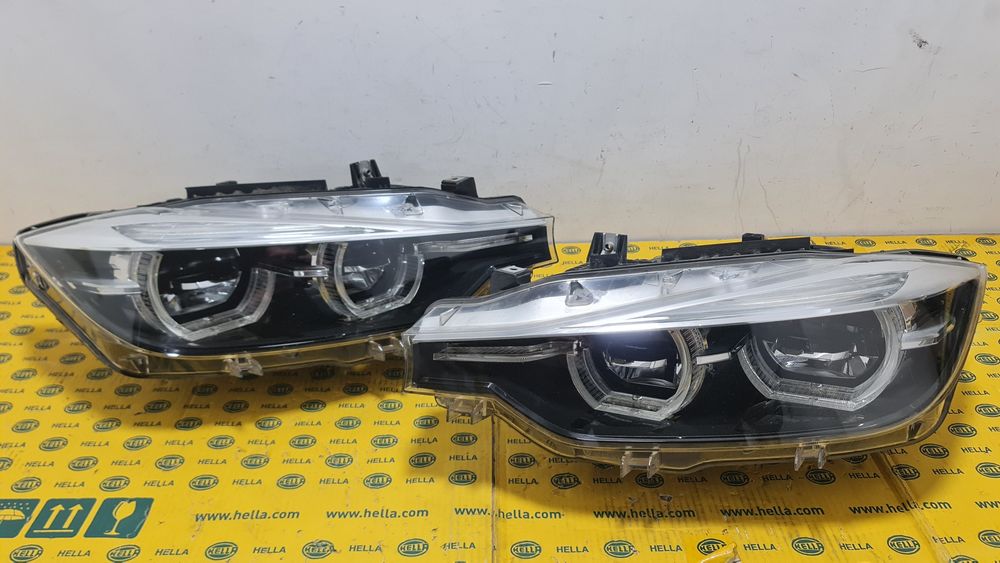 Far faruri full led adaptive shaddow negru BMW 3 F30 F31 facelift lci
