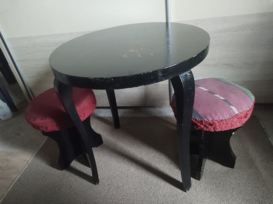 4 buc Masa lemn veche masa cafea