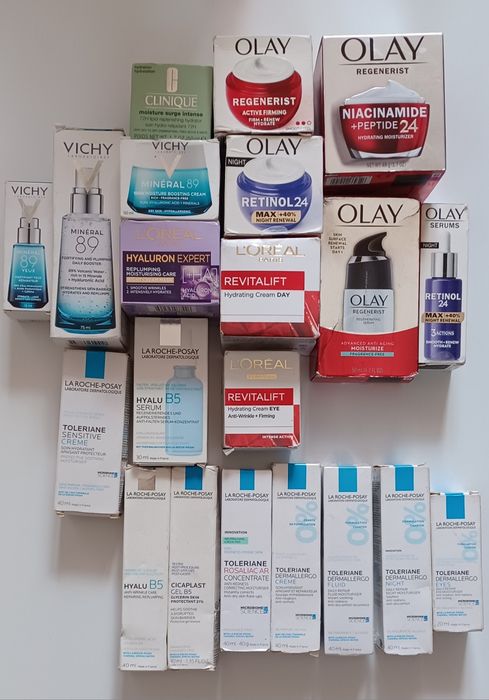 Creme Vichy, La Roche Posay, Olay