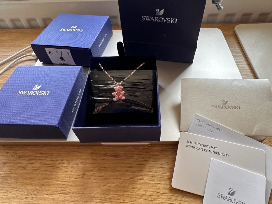 Colier Swarovski ursulet teddy bear urs ursuleti