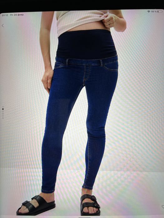 Джинсы для беременных от Mango
