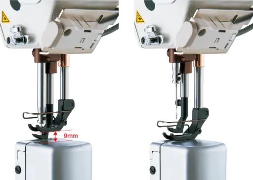 Masina de cusut cu triplu tr coloana 2 ace Juki PLC 2760 full automata