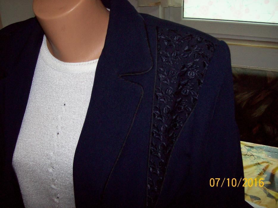 Дамско сако син цвят