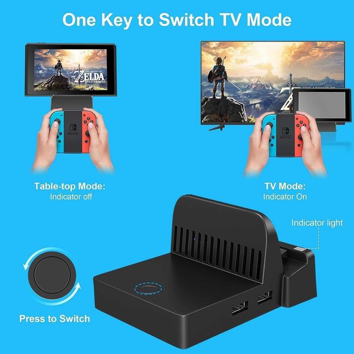 Докинг станция за Nintendo Switch/Nintendo Switch OLED