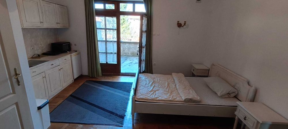 Inchiriez central garsoniera camera cu terasa in vila str Iorga