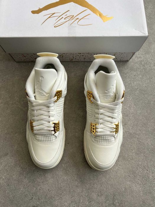 #EDITIE LIMITATĂ# Nike Air Jordan 4 Metalic Gold - Verificare Colet