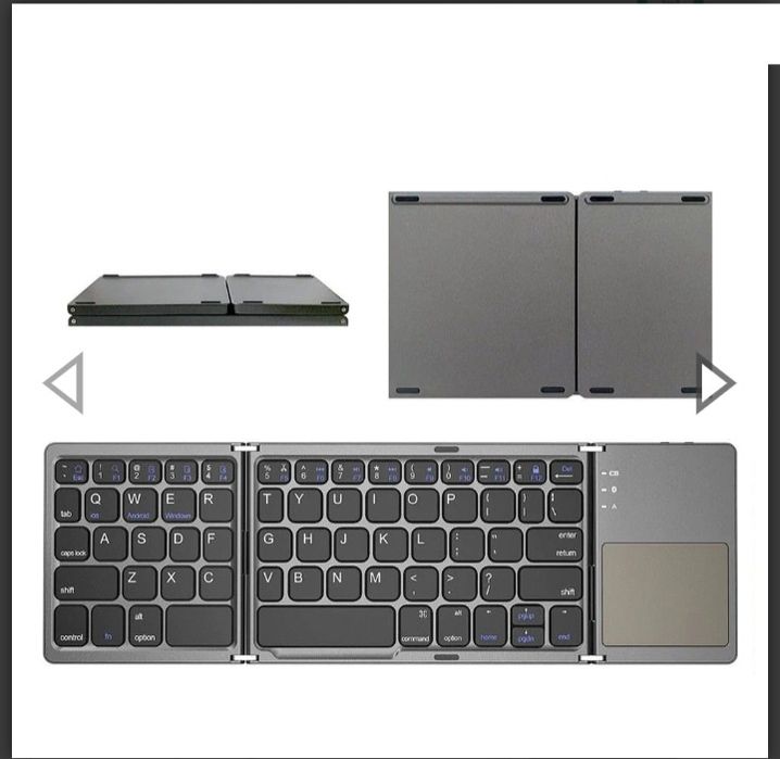 Сгъваема BLuetooth клавиатура с тъч пад