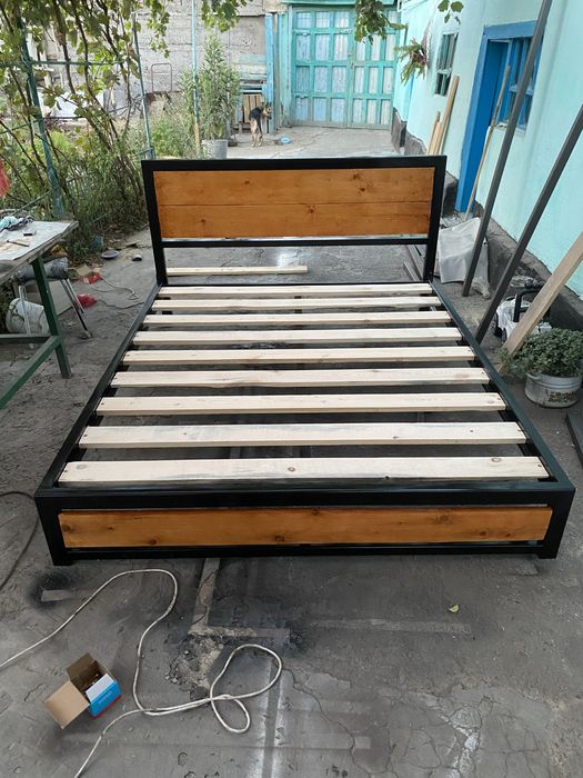 кровать лофт стиль