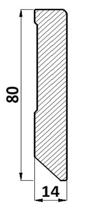 Plinta noua parchet alba MDF Egger L201_8 1525812
