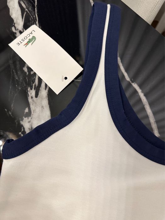 Бяла дълга рокля lacoste