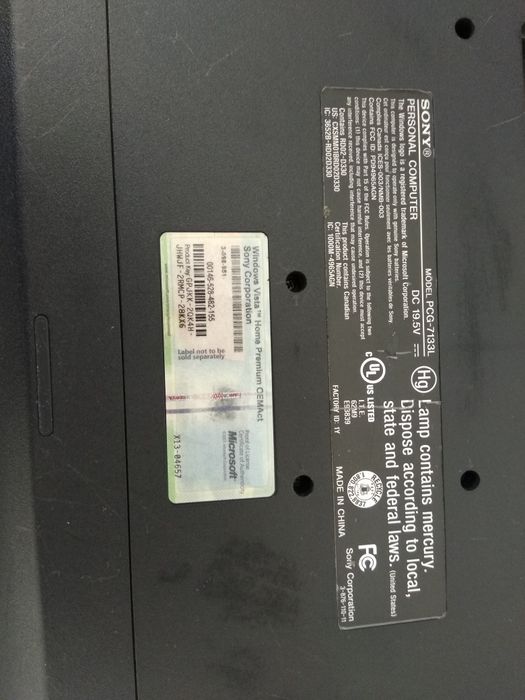 Лаптоп Sony Vaio pcg-7133l
