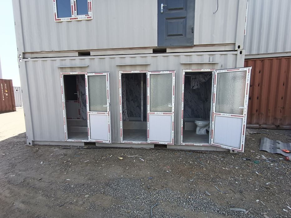 Konteyner domik ofis dukon yotoqxona sartaroshxona showroom