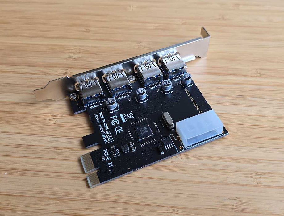 Контролер PCI-e към 4 x USB3.0 порта
