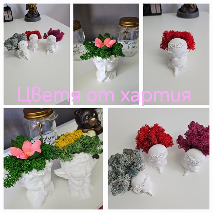 Осми март/букет със сапунени рози/подаръци/мече