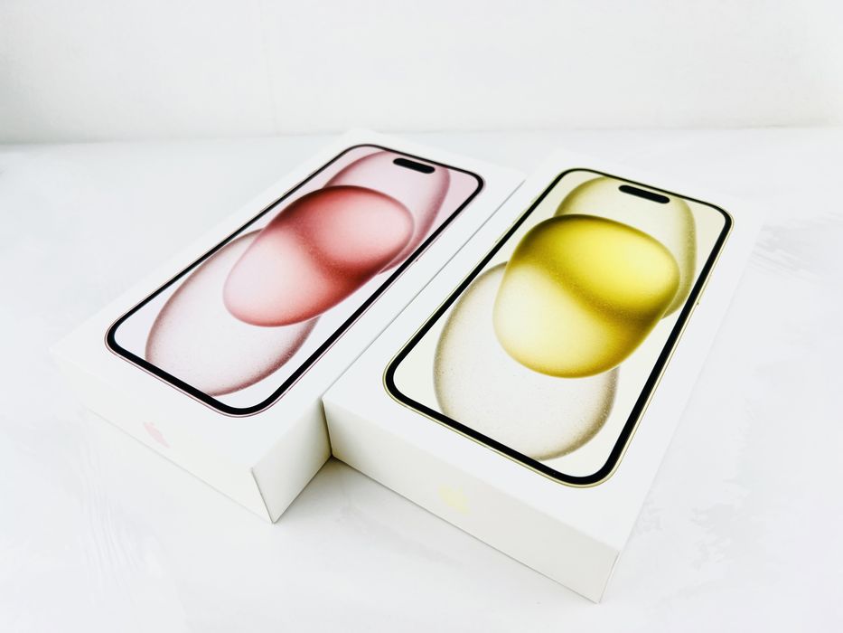 НОВ! Apple iPhone 15 128GB Yellow / Green / Pink Гаранция!