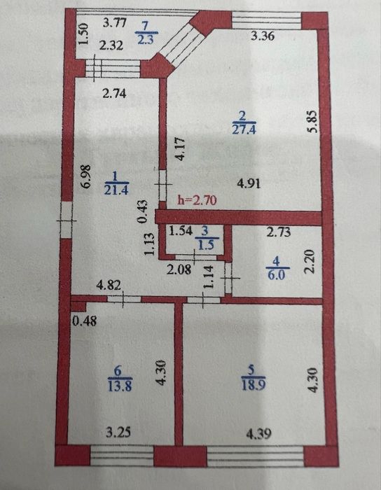 Продается 3-х комнатная квартира