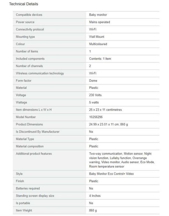 Baby phone Philips avent 530/00 sistem DECT de monitorizare copii