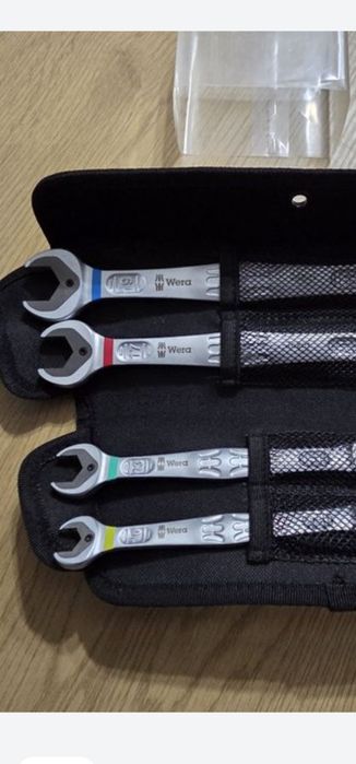 Set 4 chei combinate cu clichet WERA JOKER 6000