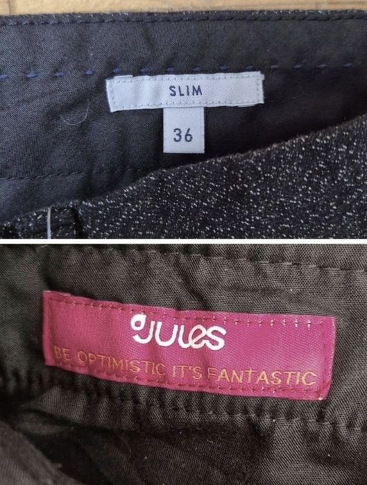 Pantaloni conici eleganţi office Jules, Slim, damă - 36