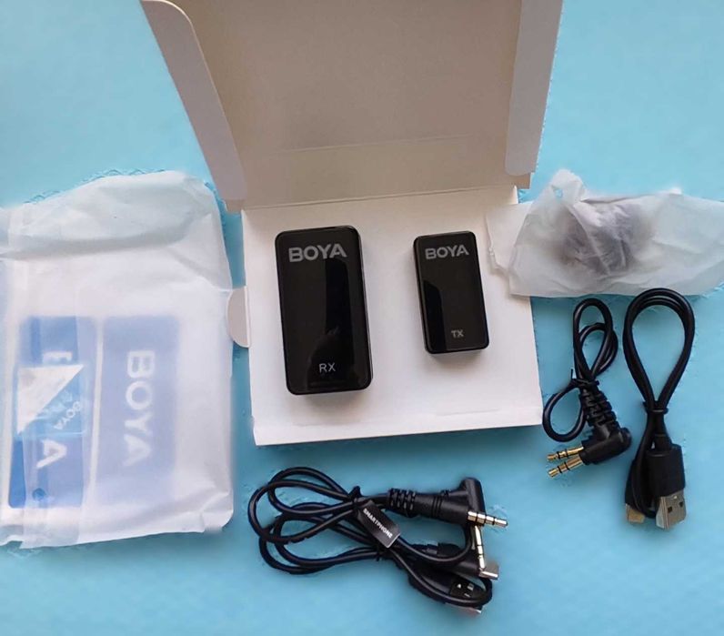 Професионални микрофони BOYA WMic5 - ултра комп. стрийм, подкаст, live