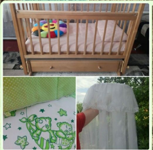 Детский деревянный манеж