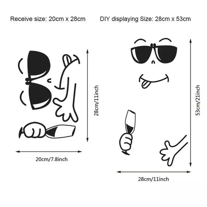 Забавни стикери за декорация на кухня