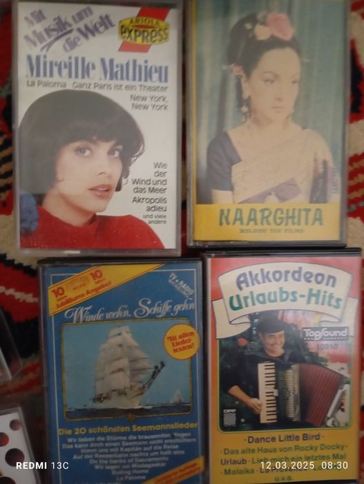 Casete retro  muzica ușoară si populară