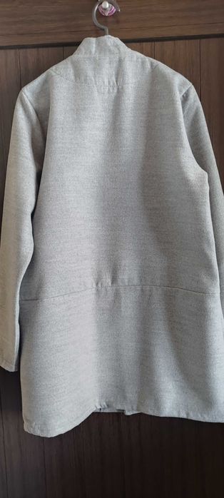 Boohoo сиво дълго отворено сако