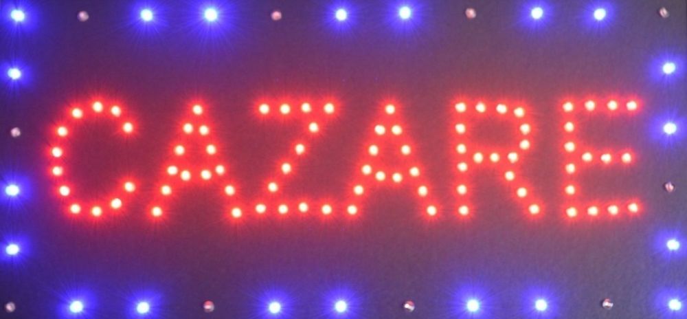 Reclama luminoasa led Bar Welcome,Bar,Pizza,Cazare,Frizerie,Florarie