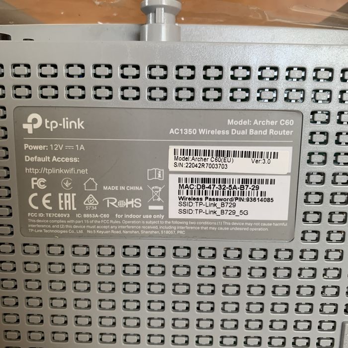 Vand WI-FI ROUTER AC 1350 tp-link