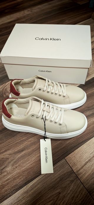Sneakersi/pantofi cu șiret piele naturala  Calvin Klein