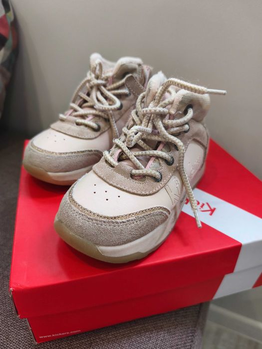 Детски боти KickKickers kids Боти с връзки и цип