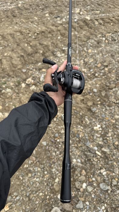 Combo casting premium Shimano Poison Adrena + Gan Craft MAGO 003 (JDM, impecabil)