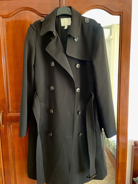 Черен тренчкот на h&m