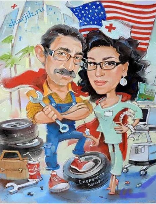 Portrete pictate la comanda,caricaturi,tablouri,cadou personalizat